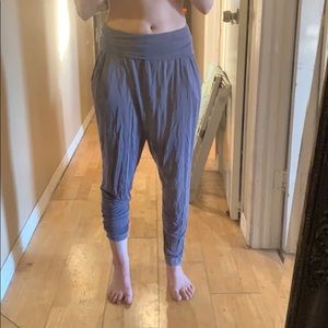 Purple harem pants yoga xs s
